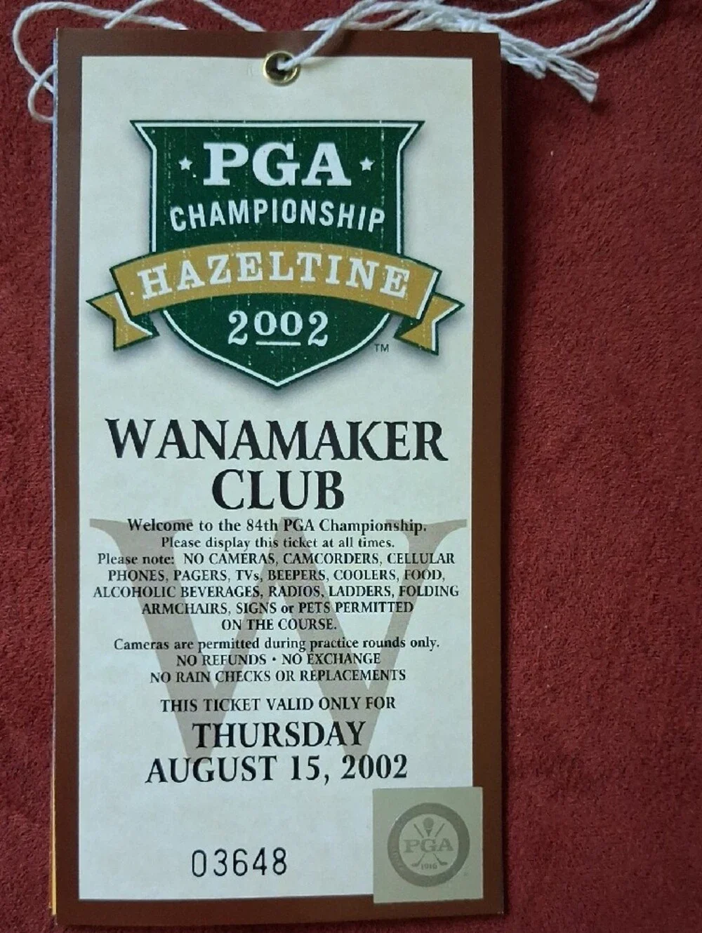 N/A official pga